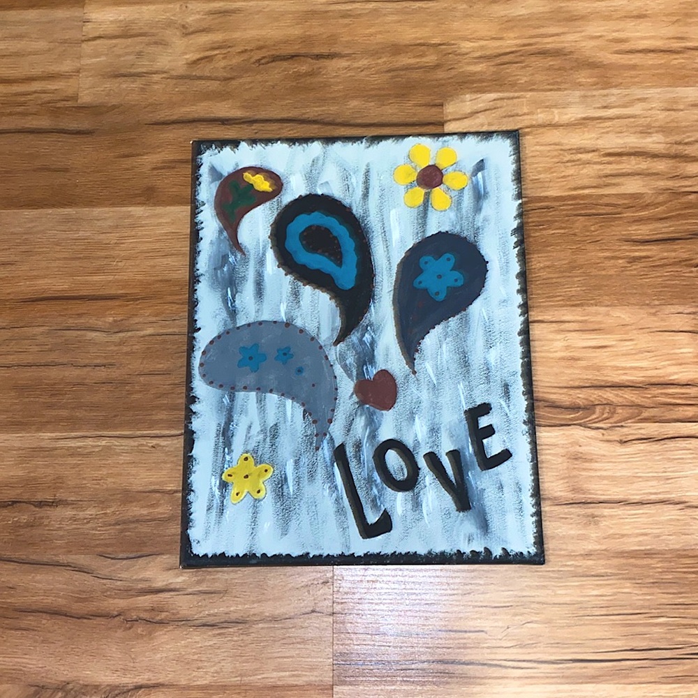 Wall canvas print. #Love